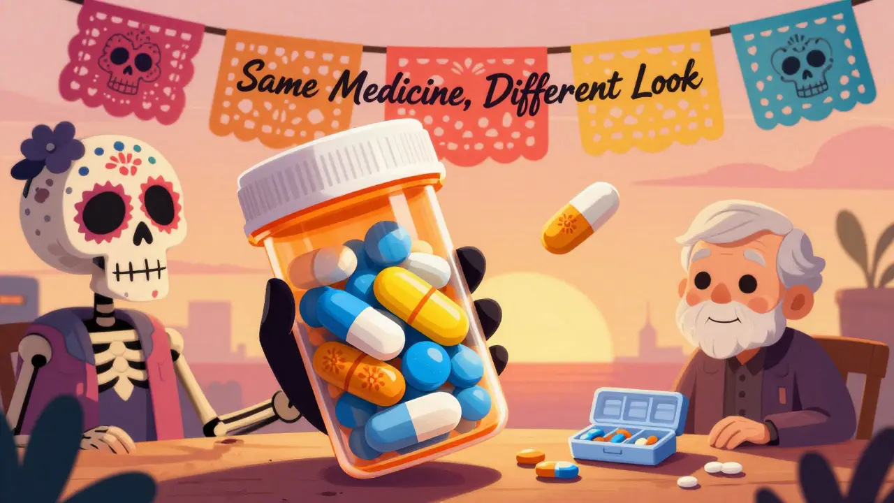 Generic Appearance Changes: Understanding Pill Colors and Shapes